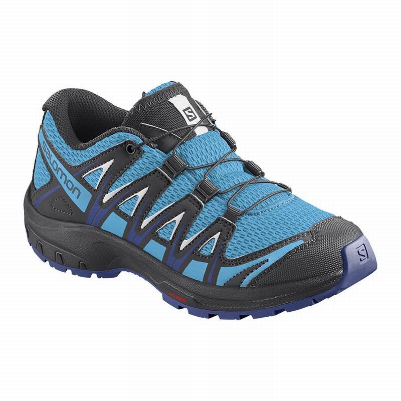 Salomon Singapore Kids Hiking Shoes - XA PRO 3D J Blue/White | 18260-NTFD